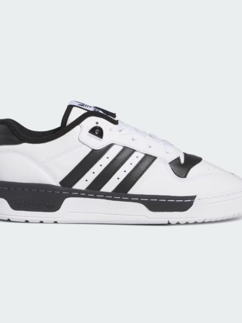 Adidas Rivalry Low Classic Sneakers Shoes White Black Custom Men’s Size 18